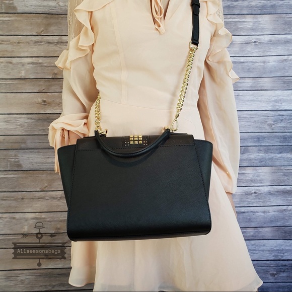 NWT Michael Kors Medium Tina Satchel Crossbody Bag - Picture 6 of 7